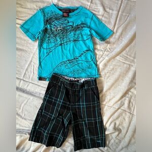 Tony Hawk Set, top and coordinating shorts, size 7